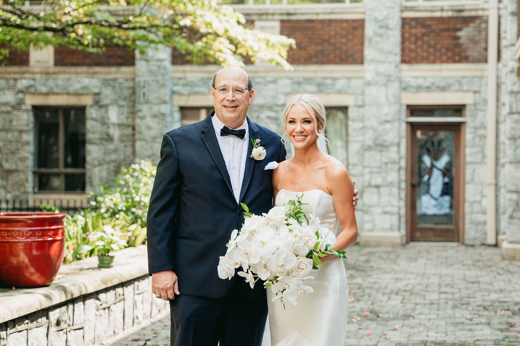 Ashley and Shane’s emotional first look before their Piedmont Garden Tent wedding