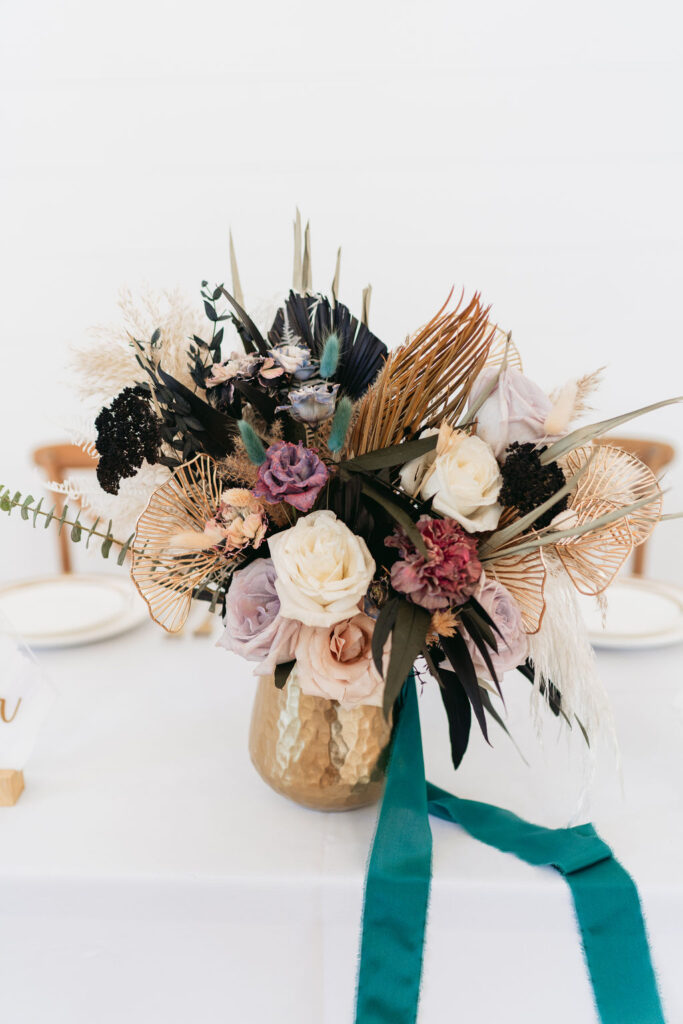 Elegant outdoor ceremony at White Oaks Farm in Myrtle Beach, surrounded by lush greenery and rustic charm
