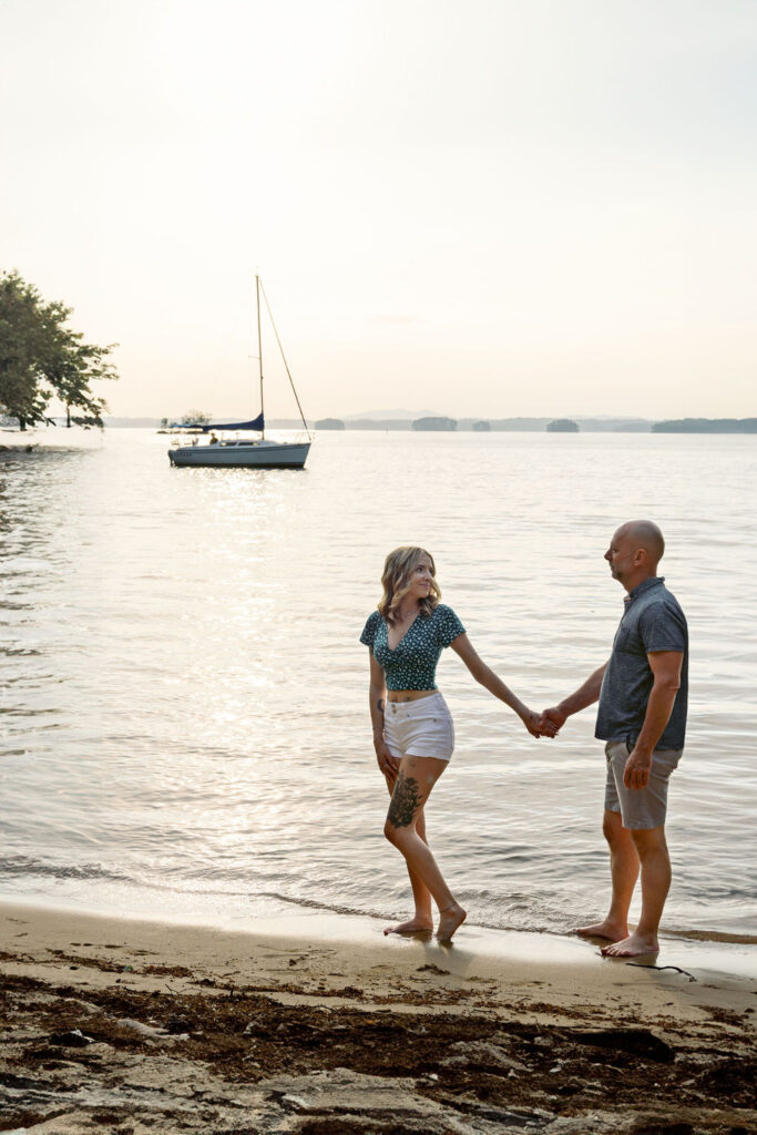Lakeside Engagement Photographer | Lake Lanier Photos