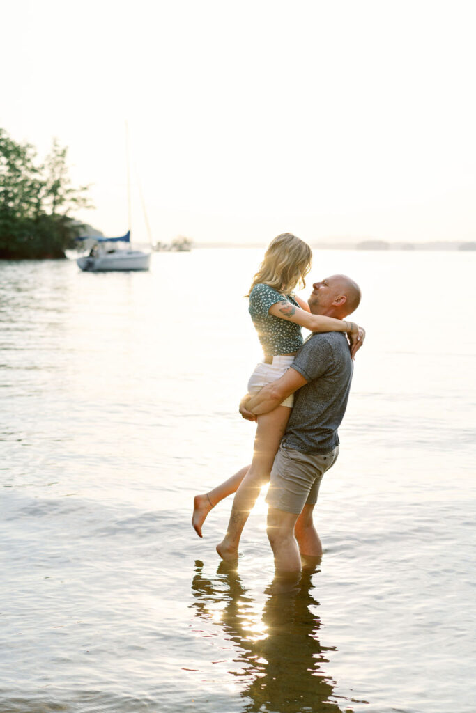 Lakeside Engagement Photographer | Lake Lanier Photos