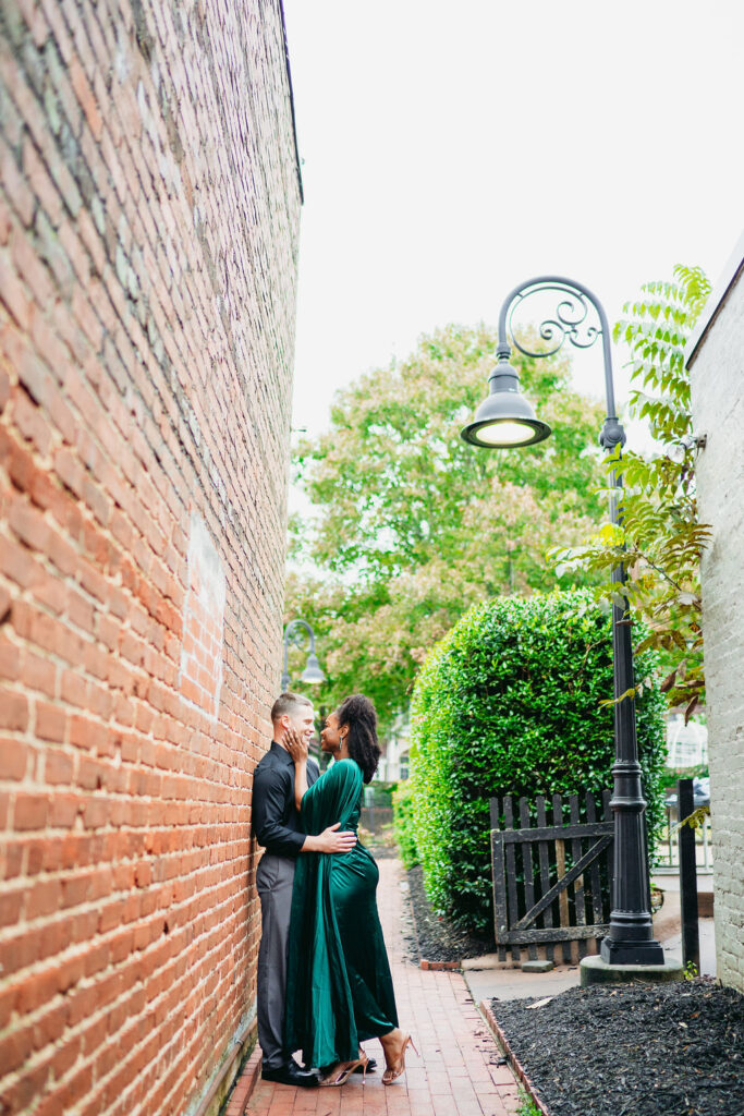 Downtown Duluth GA engagement photos