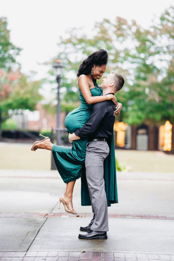 Downtown Duluth GA engagement photos