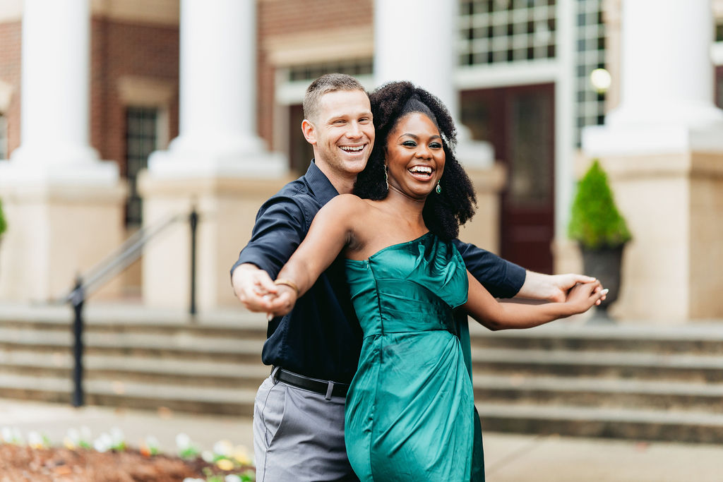 Downtown Duluth GA engagement photos