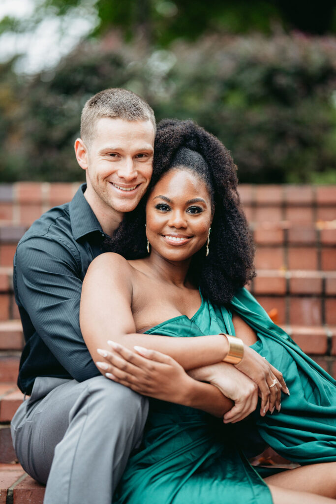 Downtown Duluth GA engagement photos