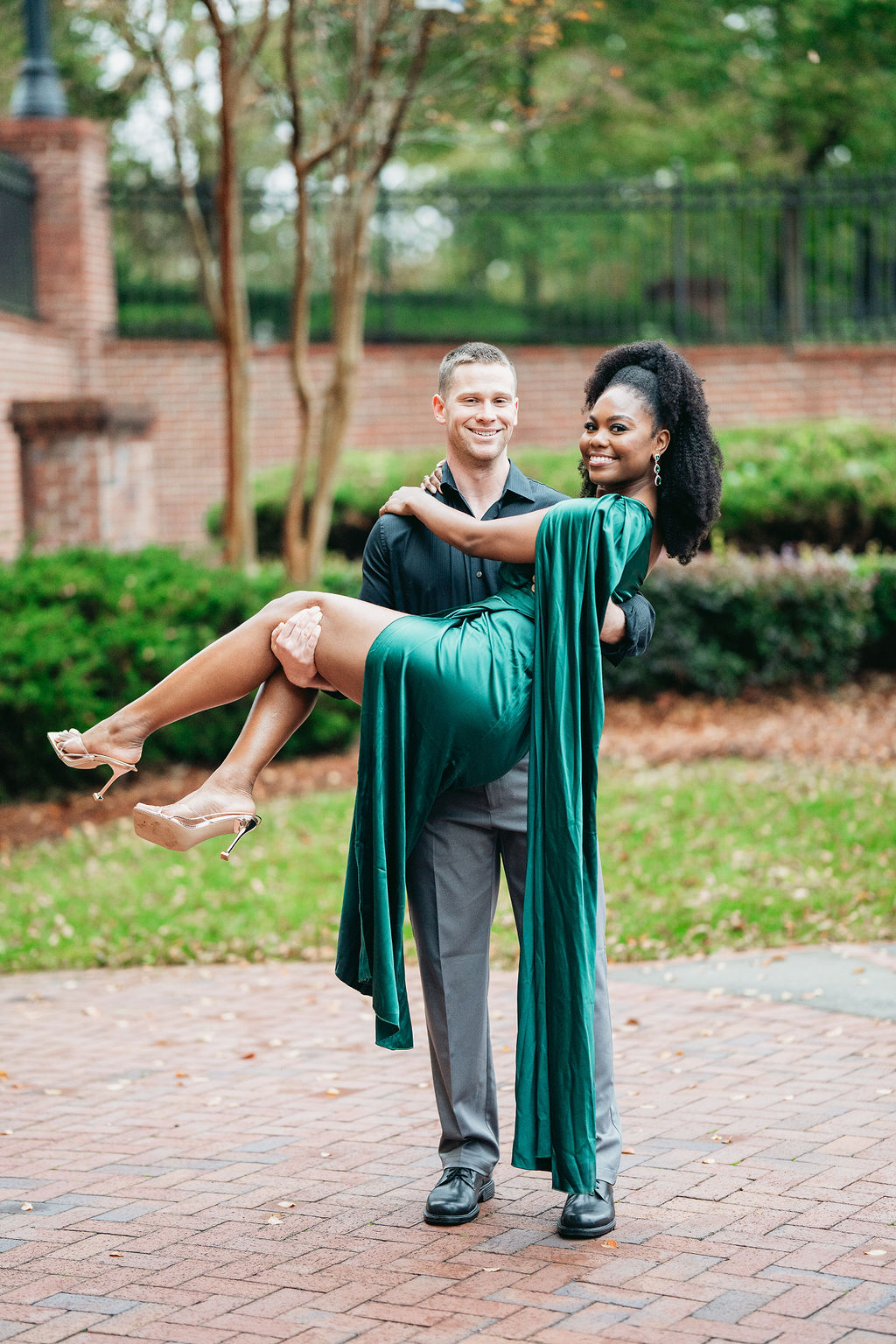 Downtown Duluth GA engagement photos