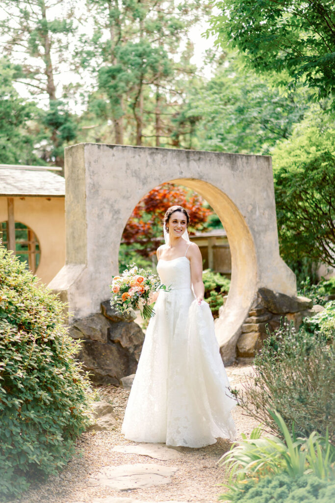atlanta botanical garden wedding photo