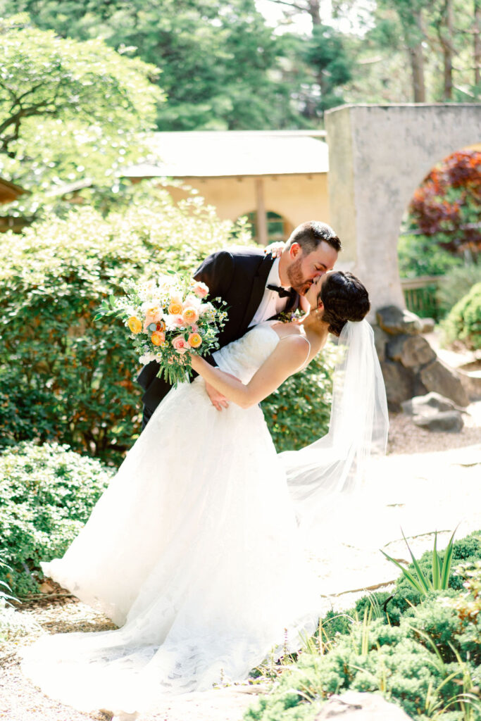 atlanta botanical garden wedding photo