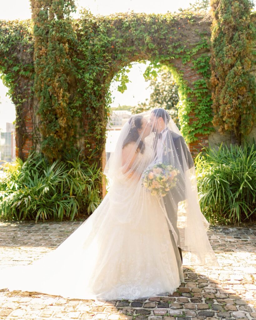 Bride and groom first dance at Atlanta wedding reception timeline