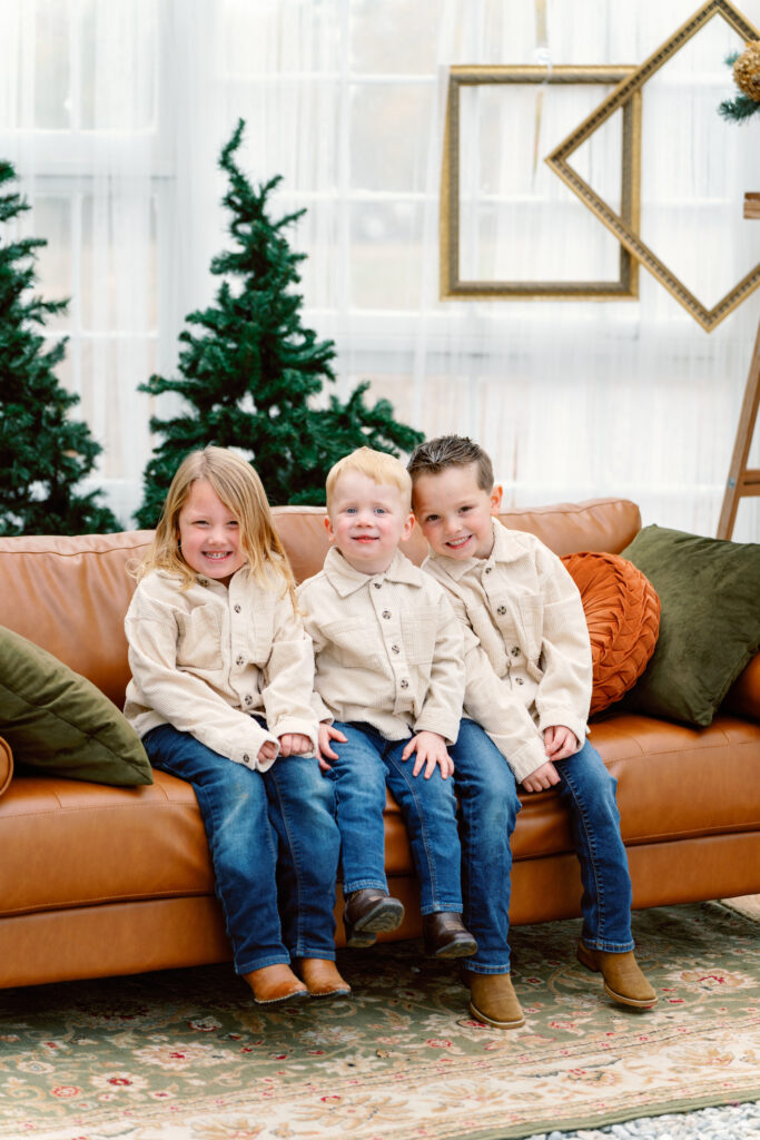 Candid holiday portrait from Christmas Mini Sessions Lawrenceville GA