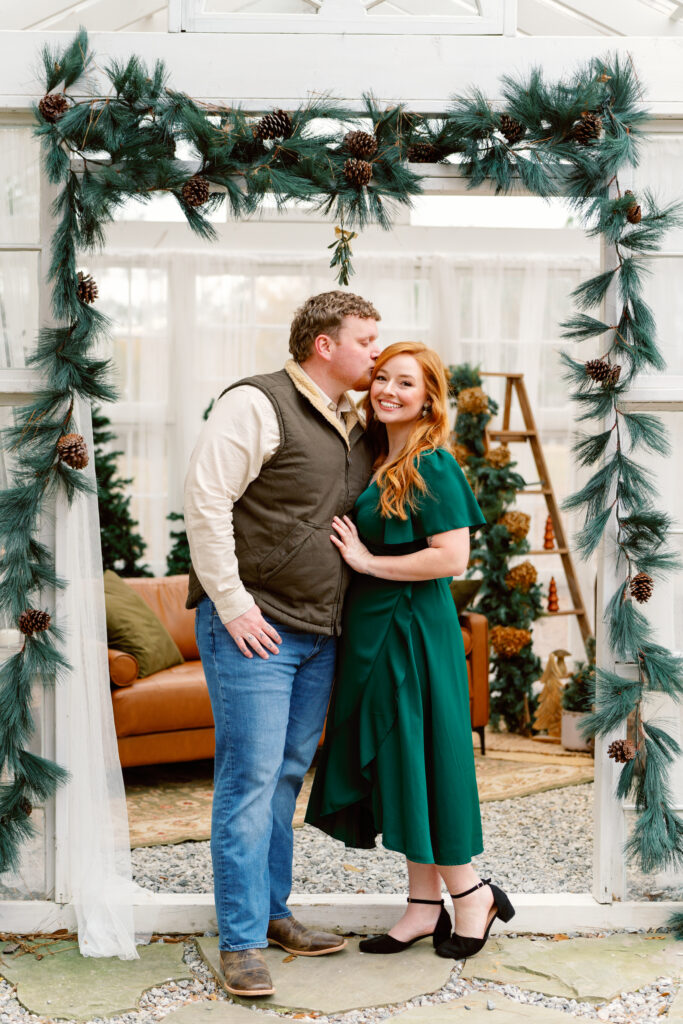 Candid holiday portrait from Christmas Mini Sessions Lawrenceville GA