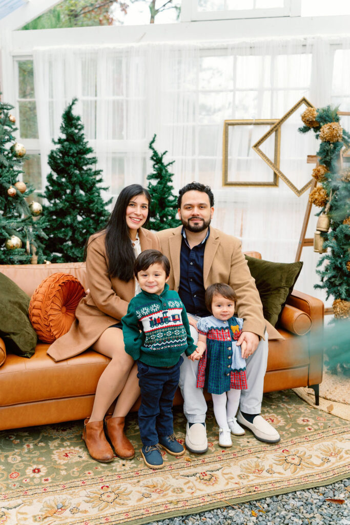 Family Christmas photoshoot near Atlanta during Lawrenceville GA Mini Sessions