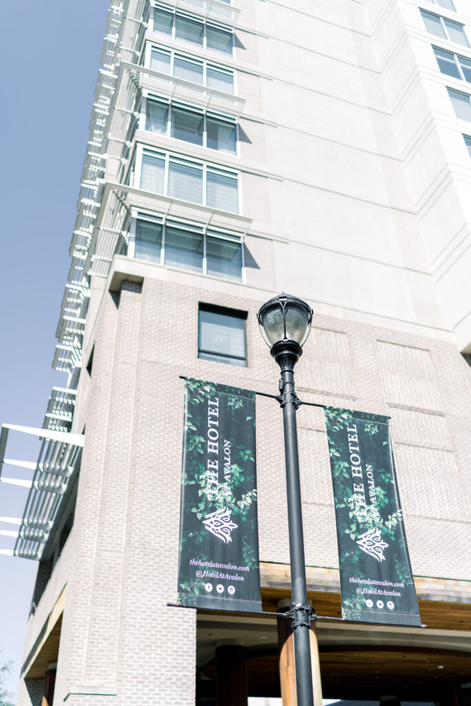 Hotel Avalon wedding photographer capturing a romantic Alpharetta wedding