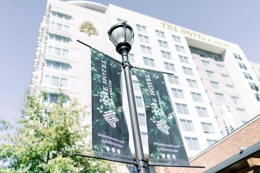 Hotel Avalon wedding photographer capturing a romantic Alpharetta wedding