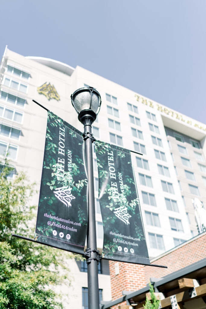Hotel Avalon wedding photographer capturing a romantic Alpharetta wedding