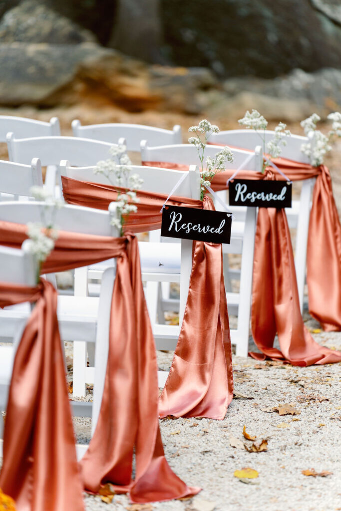 Water fall wedding in north georgia