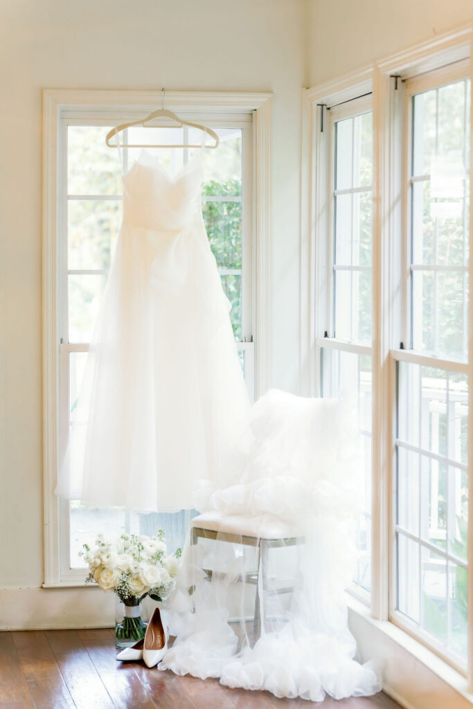 wedding dress detail Payne Corley House wedding Atlanta