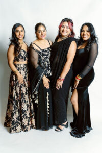 Luxury photobooth setup in Atlanta with white backdrop and studio lighting