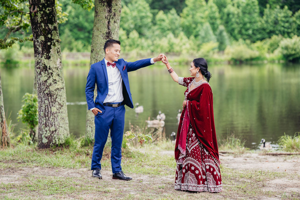 Indian Engagement Session in North Georgia, Bride