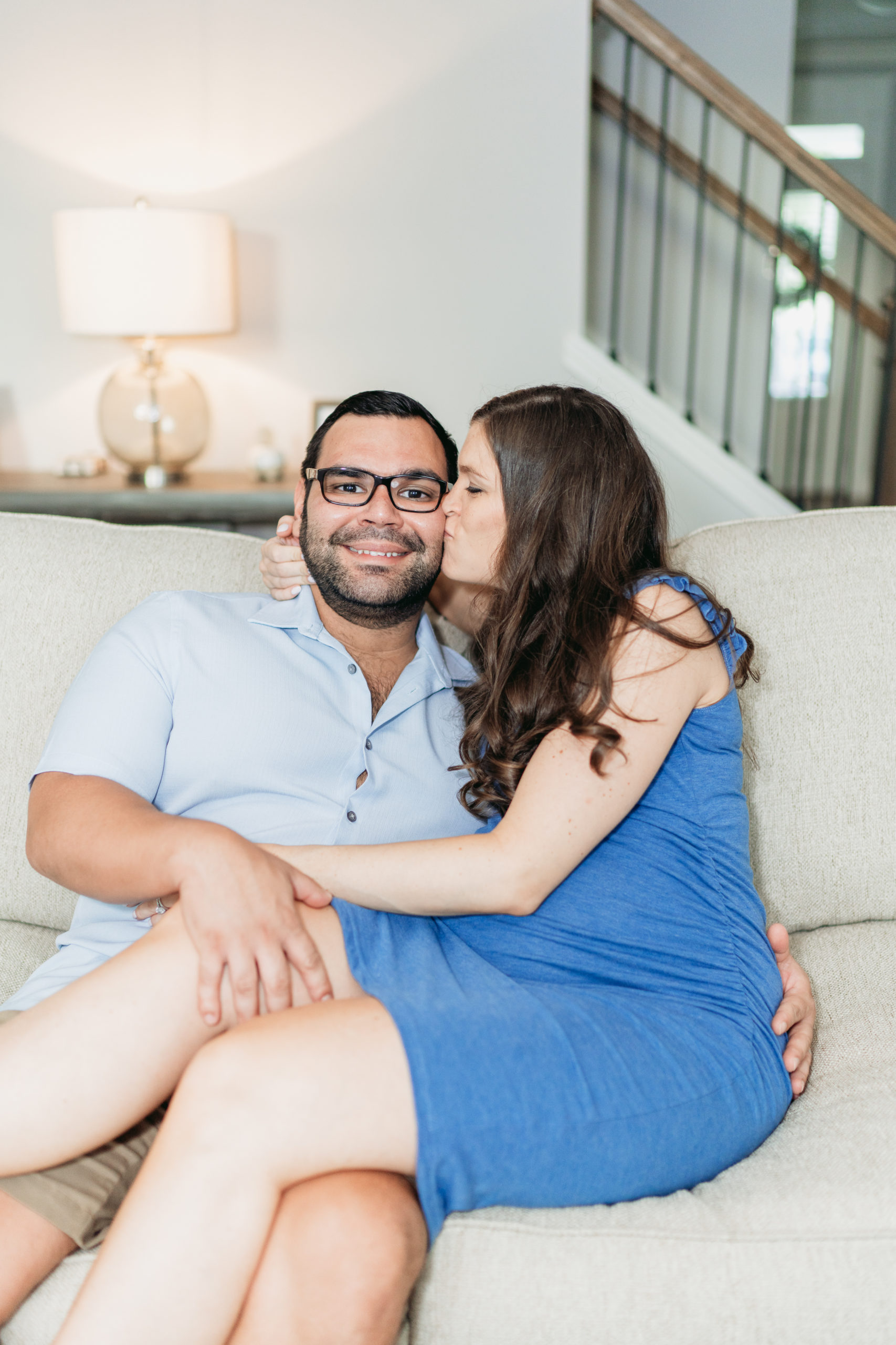 at-home maternity session 