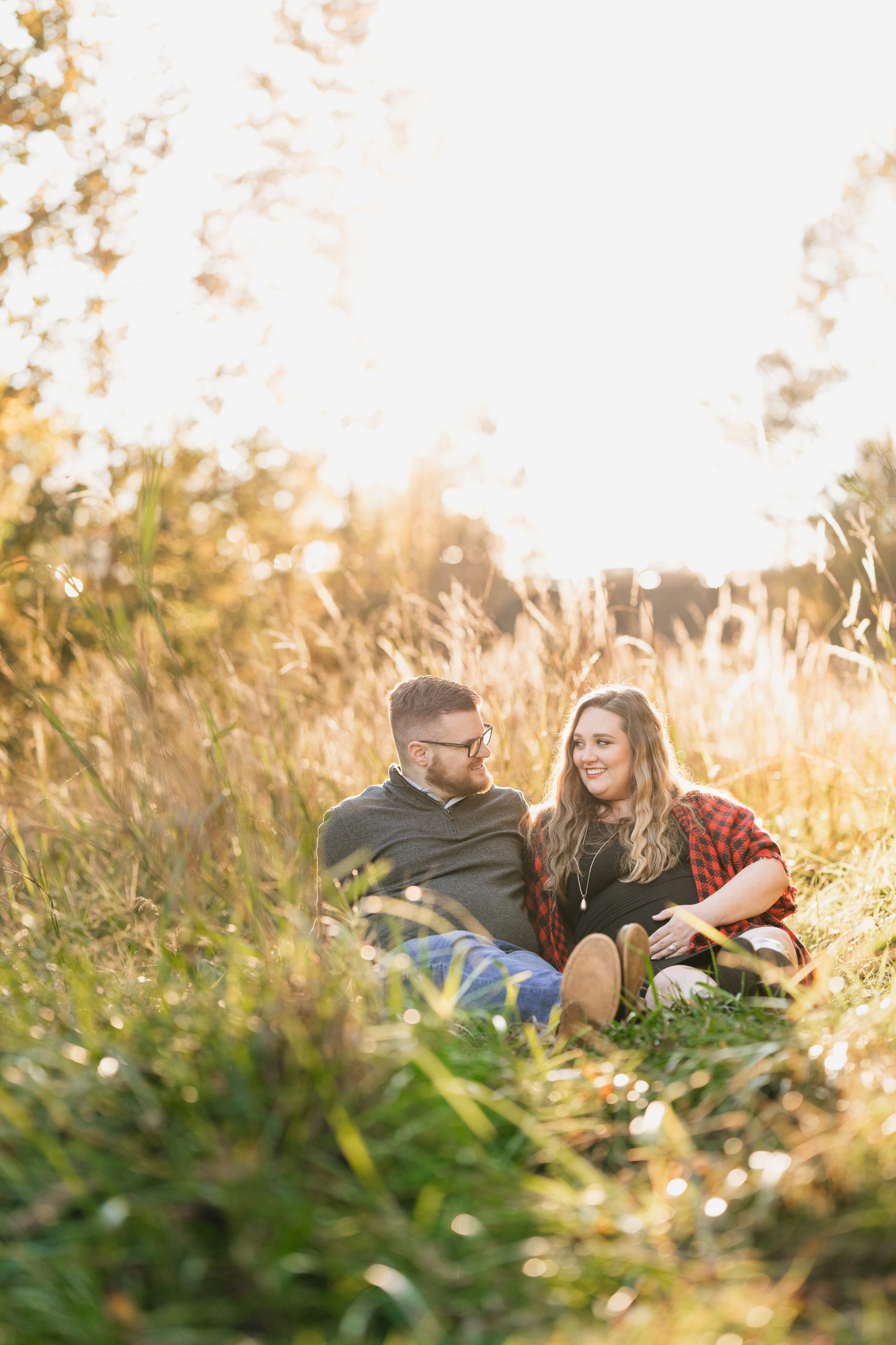 Golden Hour Maternity Shoot in Georgia