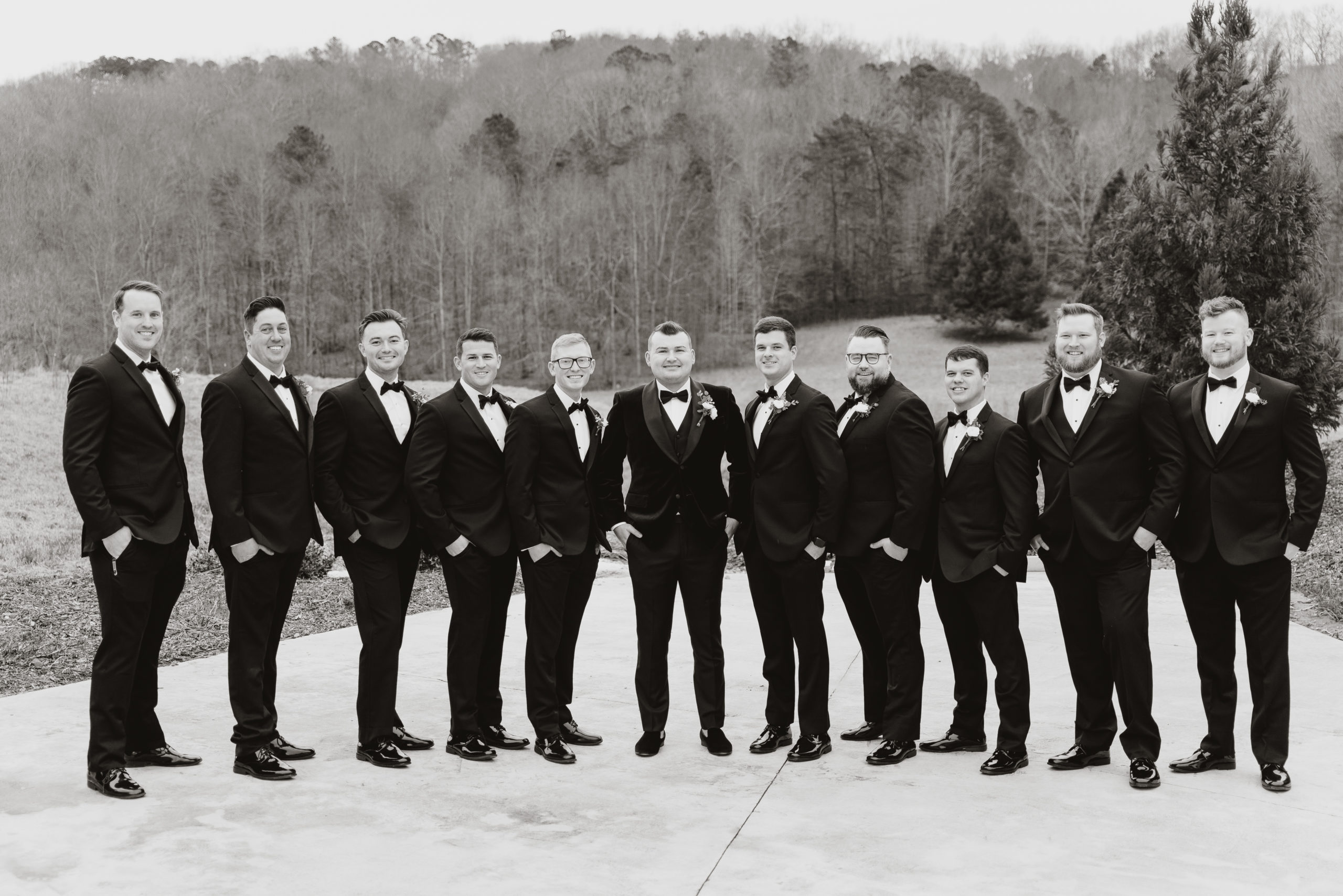 groomsmen greystone estate