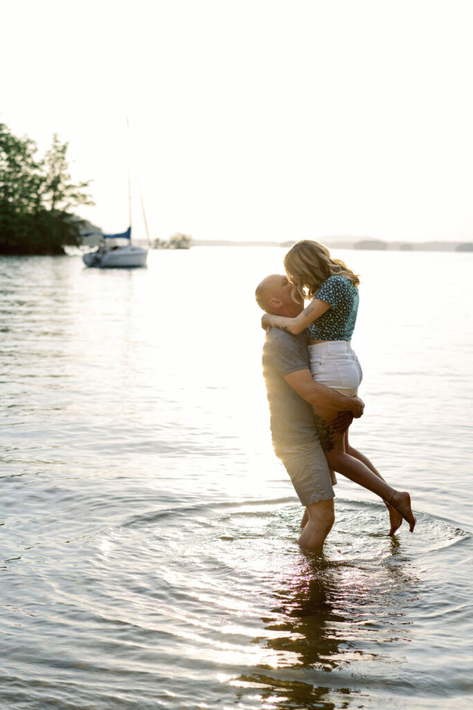 lake lanier engagement session