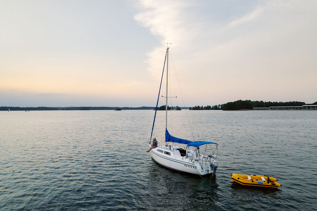 lake lanier engagement session