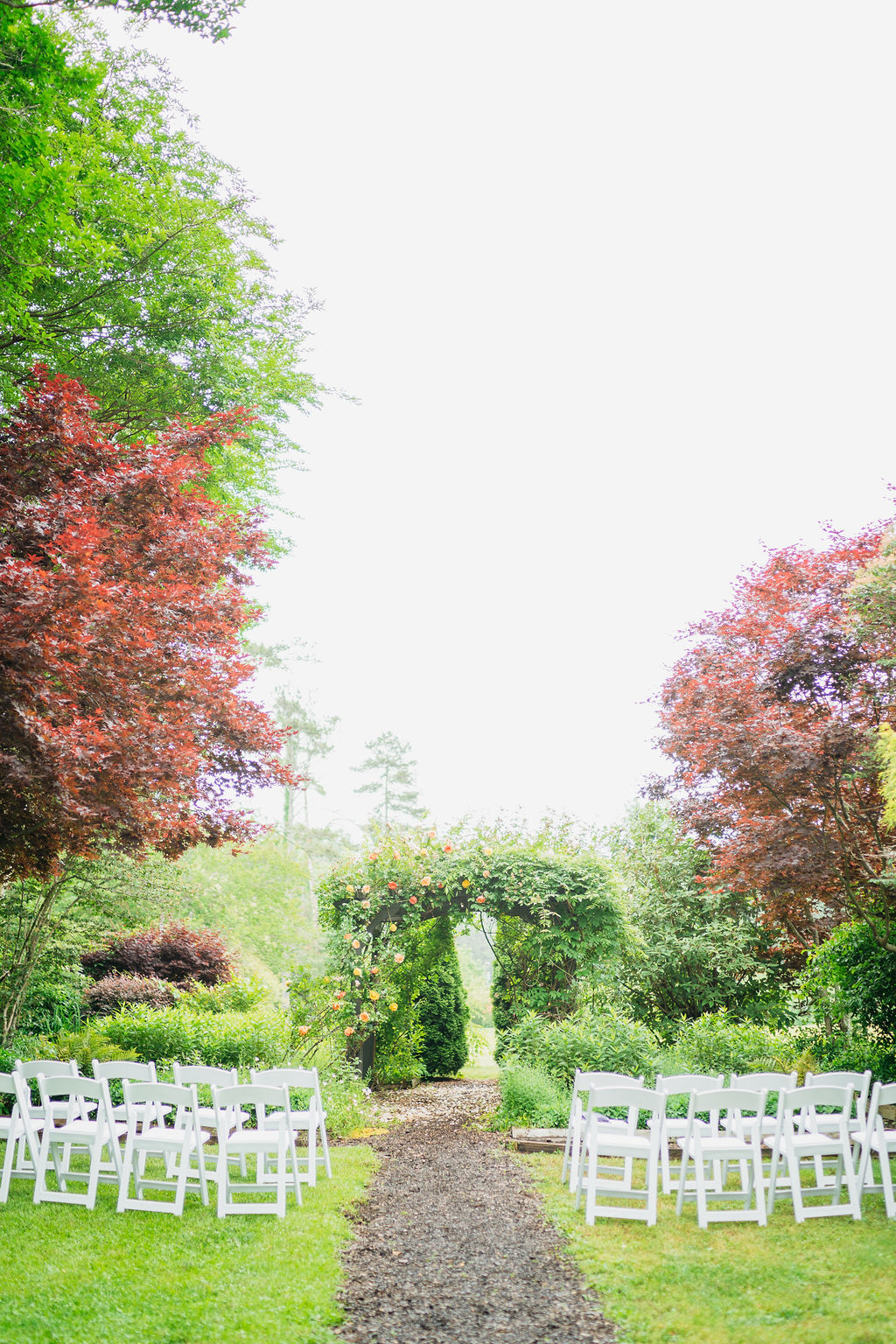 Wildflower bridal bouquet for Glen-Ella Springs Inn garden ceremony